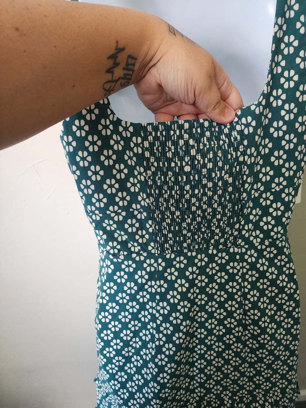 Anthropologie Blythe Square-Neck Tiered Dress Size Small NWT - Picture 8 of 9